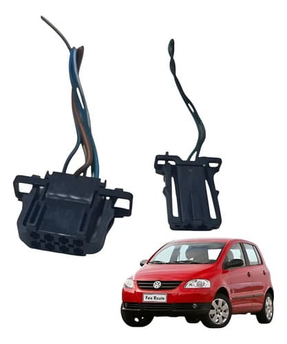 Par Plugconector Módulo Imobilizador 1.6 Volkswagen Fox 2006 — foto 1 de 7