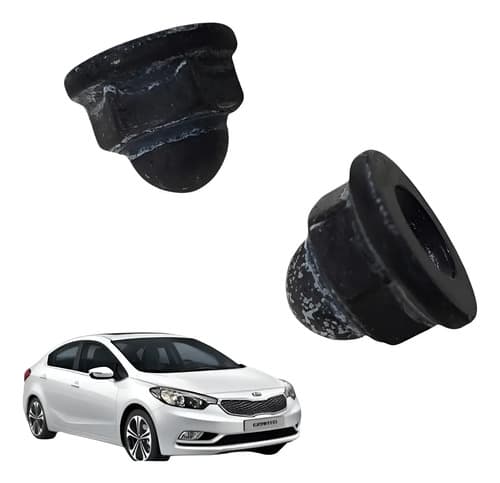 Par Porcas Vareta Capô Kia Cerato 1.6 16v 2014 Preto — foto 1 de 5