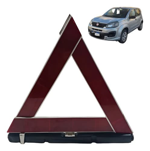 Triangulo Segurança Sinalização Fiat Uno Attractive 2015 — foto 1 de 6
