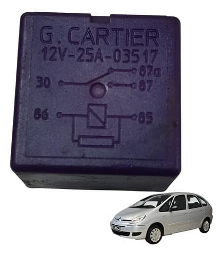 Relé Auxiliar Citroen Xsara Picasso 1.6 16v Flex 2008 A 2013 — foto 1 de 7