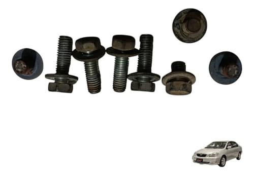 Kit Parafuso Defletor Coletor Descarga Corolla Seg 1.8 2007 — foto 1 de 5