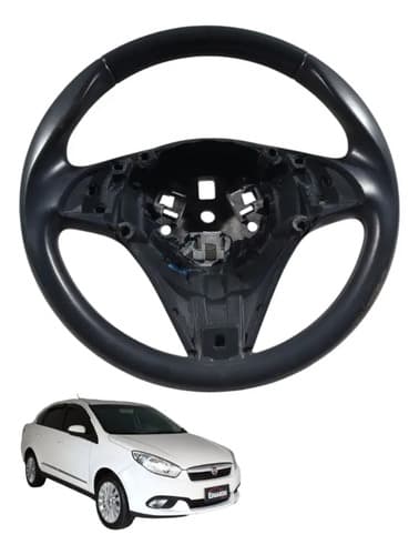 Volante Direção Fiat Grand Siena 2014 — foto 1 de 5