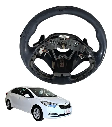 Volante Direção Kia Cerato 2014 Preto — foto 1 de 6