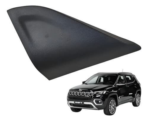 Moldura Interna Retrovisor Diant. L.d Jeep Compass 1.3 2022 Preto — foto 1 de 7