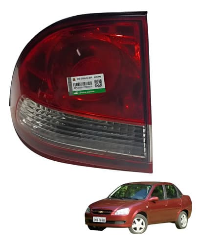 Lanterna Esquerda Chevrolet Classic 1.0 Ls 2010 A 2014 Vermelho — foto 1 de 7