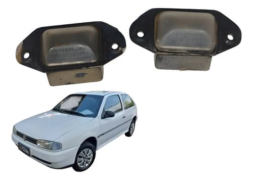 Par Lanterna Luz Placa Volkswagen Gol 96 — foto 1 de 7