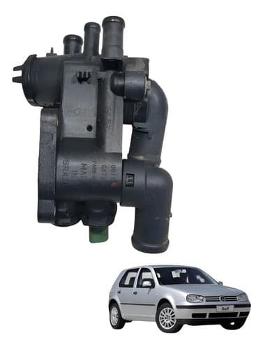 Carcaça Válvula Termostatica Volkswagen Golf 1.6 2002 — foto 1 de 7
