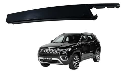 Moldura Ext Porta Traseira Esquerda Jeep Compass 2022 1.3 Preto — foto 1 de 6