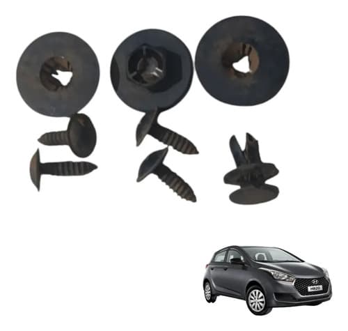 Kit Porca Parafuso Para Barro Traseiro Hyundai Hb20 1.6 2017 — foto 1 de 6