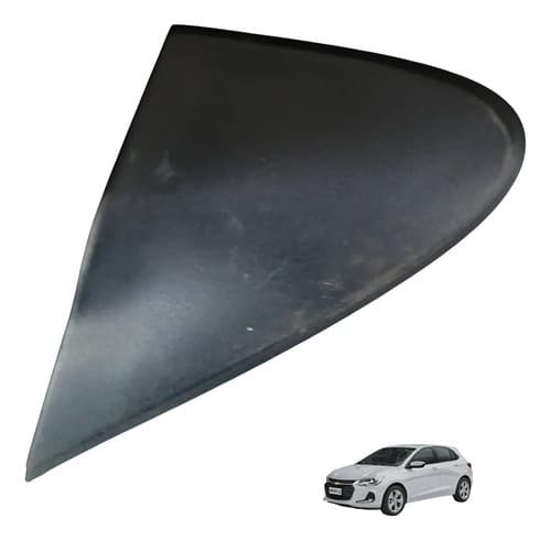 Moldura Retrovisor Esquerdo Onix 1.0 2021 A 2024 Preto — foto 1 de 6