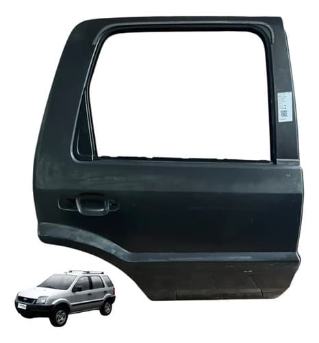 Porta Traseira Direita Ford Ecosport 1.6 2005 A 2007 Origina Traseira Direita Preto — foto 1 de 6