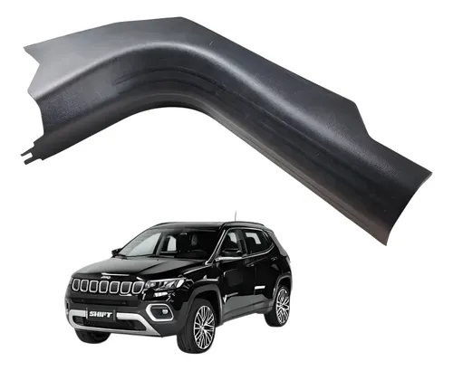 Moldura Soleira Porta Dianteira Esquerda Jeep Compass 2022 Preto — foto 1 de 6