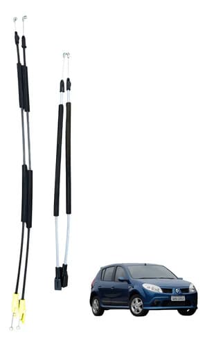 Kit Cabo Puxador Porta Renault Sandero 2010/11 — foto 1 de 6