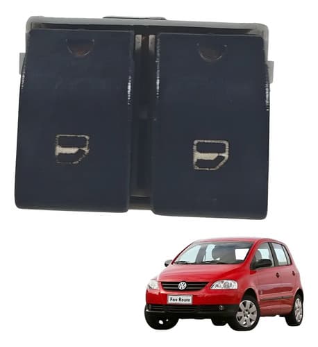 Botao Duplo Vidro Eletrico Dianteira Esquerda Vw Fox 2006 — foto 1 de 6