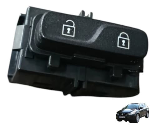 Botão Trava Portas Diant Esq Volvo Xc60 3.0 2010 Original — foto 1 de 6