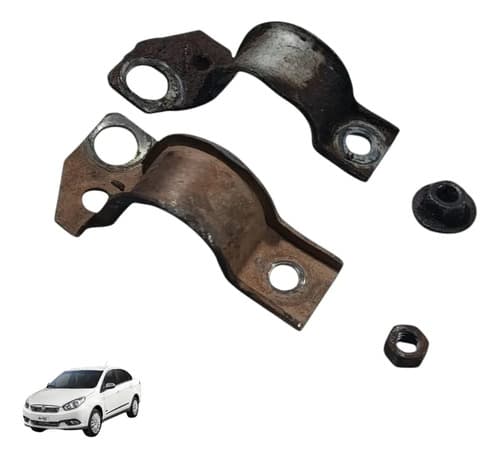 Par Abraçadeira Barra Estabilizadora Fiat Grand Siena 2014 — foto 1 de 5