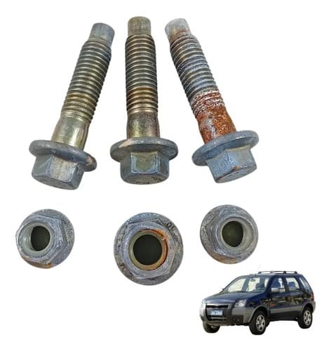 Kit Parafuso Calço Câmbio Lateral Ford Ecosport 2007 A 2012 — foto 1 de 6
