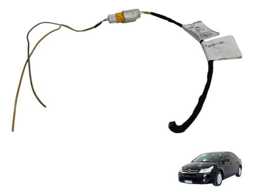 Chicote Luz Placa Citroen C4 Pallas 2.0 2012 Original — foto 1 de 6