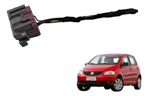Plug Conector Rele Auxiliar Pisca Alerta Vw Fox 1.6 2006 — foto 1 de 5