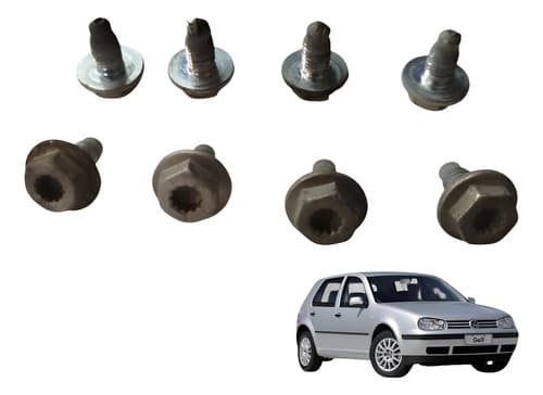 Jogo Parafusos Capô Volkswagen Golf 2002 — foto 1 de 6