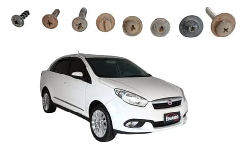 Parafusos Para-barro Dianteiro Fiat Grand Siena 2014 — foto 1 de 6