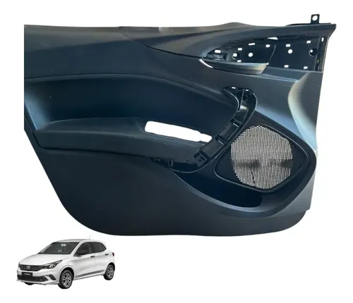 Forro De Porta Dianteiro Esquerdo Fiat Argo 2018 A 2021 Pret Preto — foto 1 de 6