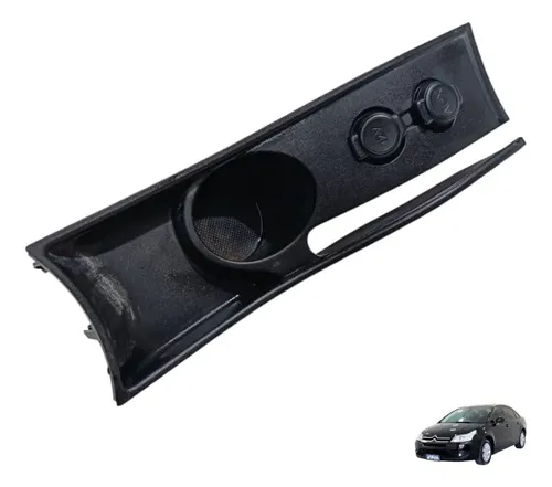 Moldura Porta Copos Citroen C4 Pallas 2.0 2012 Original — foto 1 de 6
