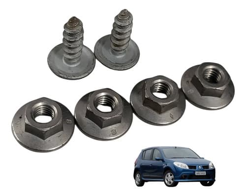 Kit Parafuso Máquina Vidro Tras Direito Renault Sandero 2010 — foto 1 de 6