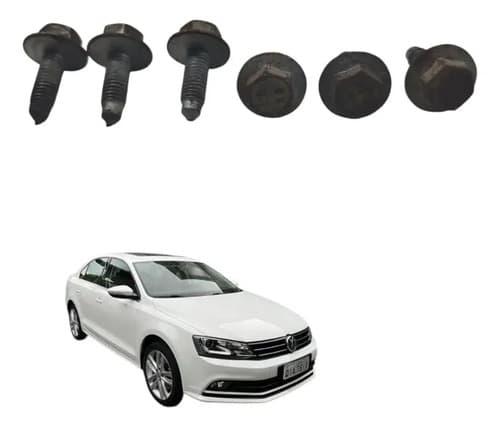 Kit Parafuso Alma Parachoque Traseiro Vw Jetta Tsi 2016 — foto 1 de 4