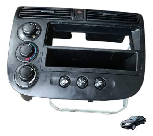 Moldura Central Painel Difusor Honda Civic Lx 1.7 2005 — foto 1 de 6