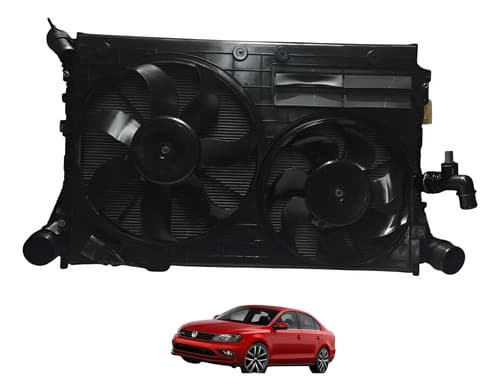 Kit Radiador Completo Original Jetta Tsi 2.0 Turbo 2016 — foto 1 de 6