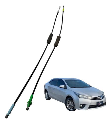 Par Cabo Fechadura Maçanetas Traseira Toyota Corolla 2014 — foto 1 de 5