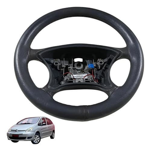 Volante Direção Motorista Citroen Xsara Picasso 2008 A 2012 Preto — foto 1 de 7
