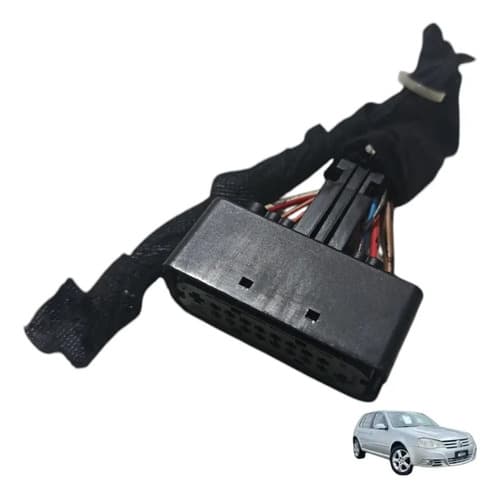 Plug Conector Máquina Vidro Elétrico Tras Esq Golf 1.6 2008 — foto 1 de 5