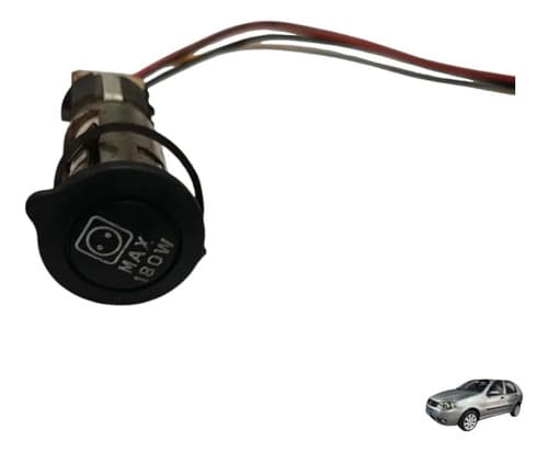 Tomada 12v Original Fiat Palio 2007 — foto 1 de 4
