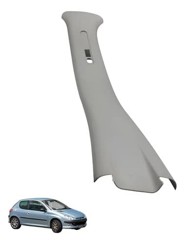 Moldura Coluna Meio Lado Esquerdo Peugeot 206 2009 — foto 1 de 7