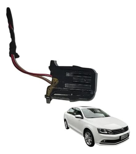 Plug Conector Sensor Temperatura Interna Volkswagen Jetta 16 Preto — foto 1 de 5