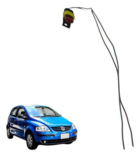 Plug Conector Luz Placa Traseira Volkswagen Fox 2006 — foto 1 de 7