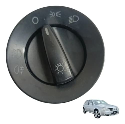 Botão Chave Luz Farol Volkswagen Golf Sportline 1.6 2008 — foto 1 de 5