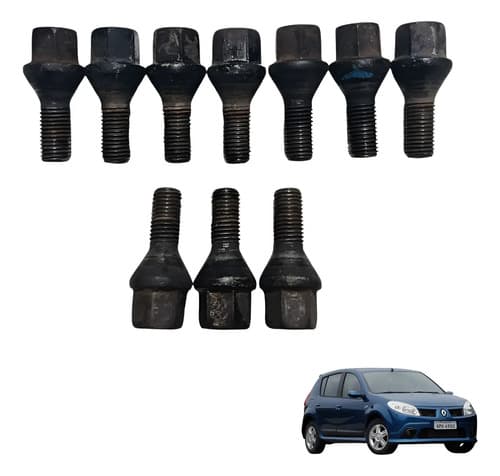 Kit 10 Parafusos Roda Renault Sandero 1.6 2010/2011 Original — foto 1 de 5