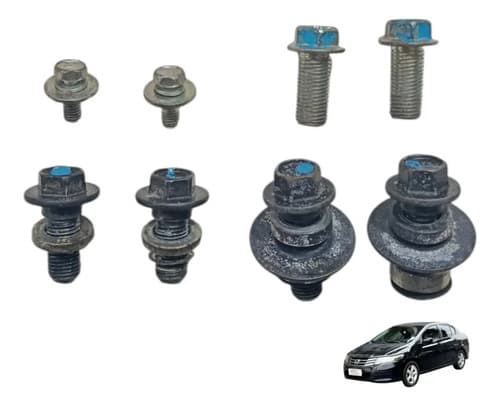 Kit Parafuso Cinto Diant 2 Lados Honda City 2010 — foto 1 de 6