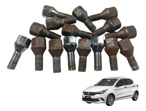 Jogo Parafusos Da Roda Fiat Argo Original 1.0 2021 A 2023 — foto 1 de 5