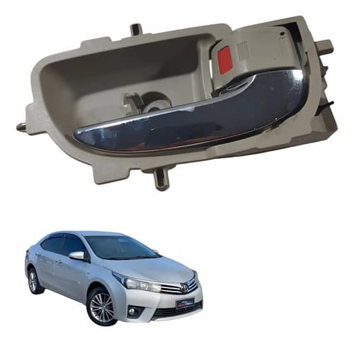 Maçaneta Interna Trás Direita Toyota Corolla 2.0 2014/2015 Traseira — foto 1 de 5
