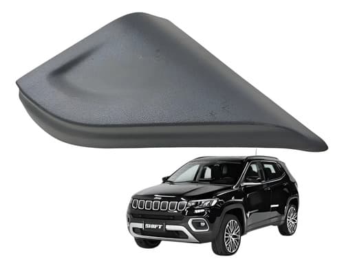 Moldura Interna Retrovisor Diant. L.e Jeep Compass 1.3 2022 Preto — foto 1 de 6