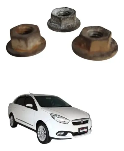 Kit Porcas Central Fiat Grand Siena 2014 — foto 1 de 5