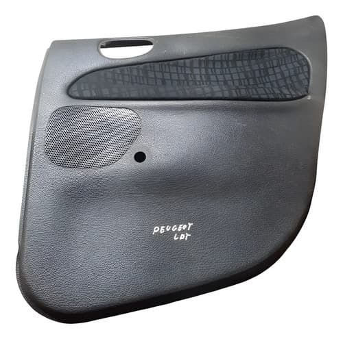 Forro Porta Traseira Direita Peugeot 206 4p 2004 A 2008 Preto — foto 1 de 4