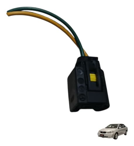 Plug Conector Máquina Vidro Tras Dir Corolla Seg 1.8 2007 — foto 1 de 5