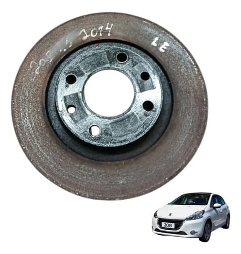 Disco Freio Dianteiro Esq Peugeot 208 2014 — foto 1 de 5