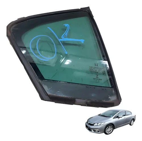 Vidro Fixo Porta Traseiro Direita Honda Civic G9 2014 — foto 1 de 7