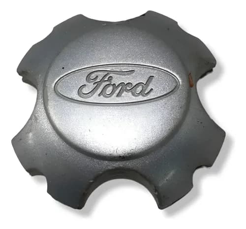 Calota Central Roda Ford Ecosport 2003/2012 Original Prata — foto 1 de 6